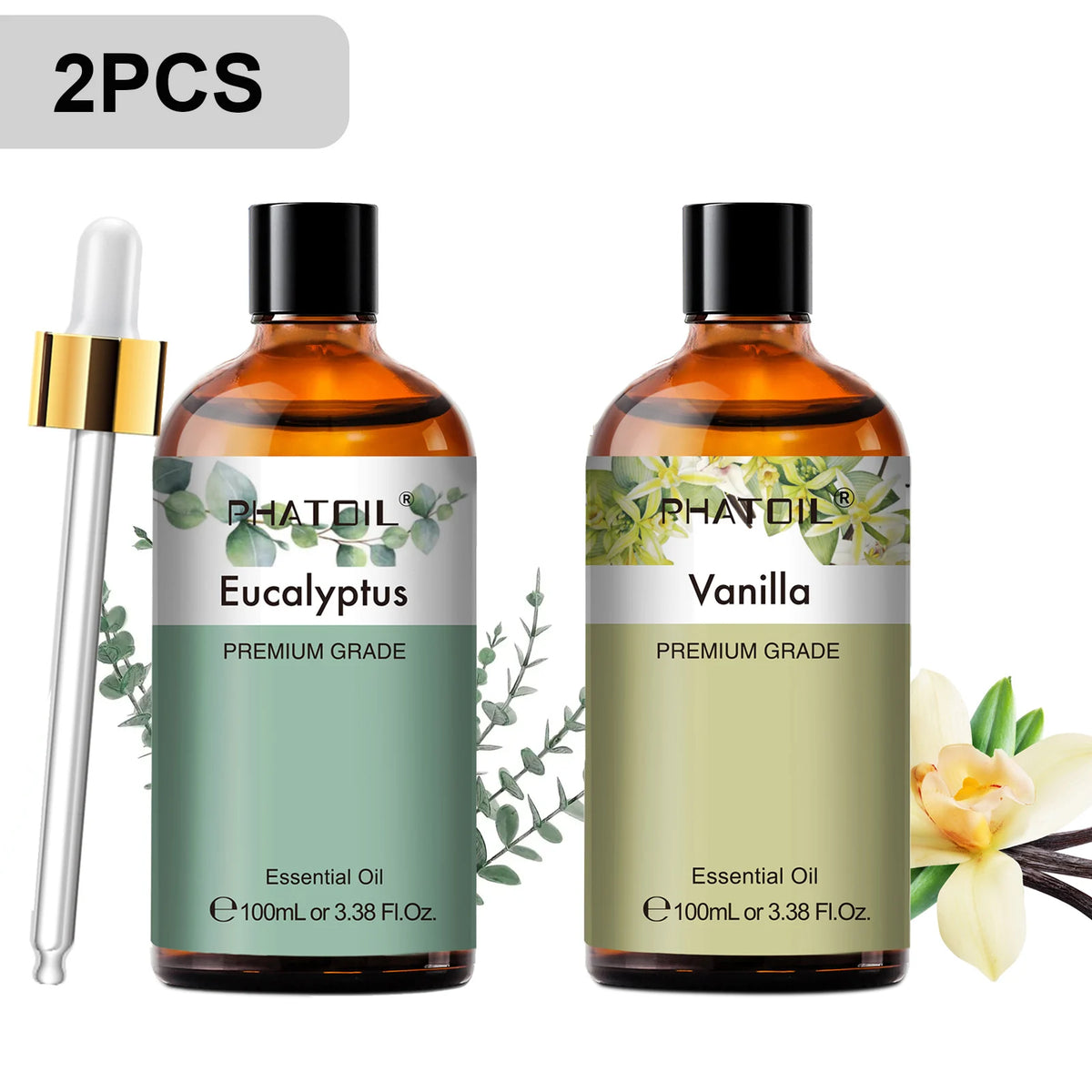 PHATOIL Essential Oil Set for Diffusers Soap and Candle Making