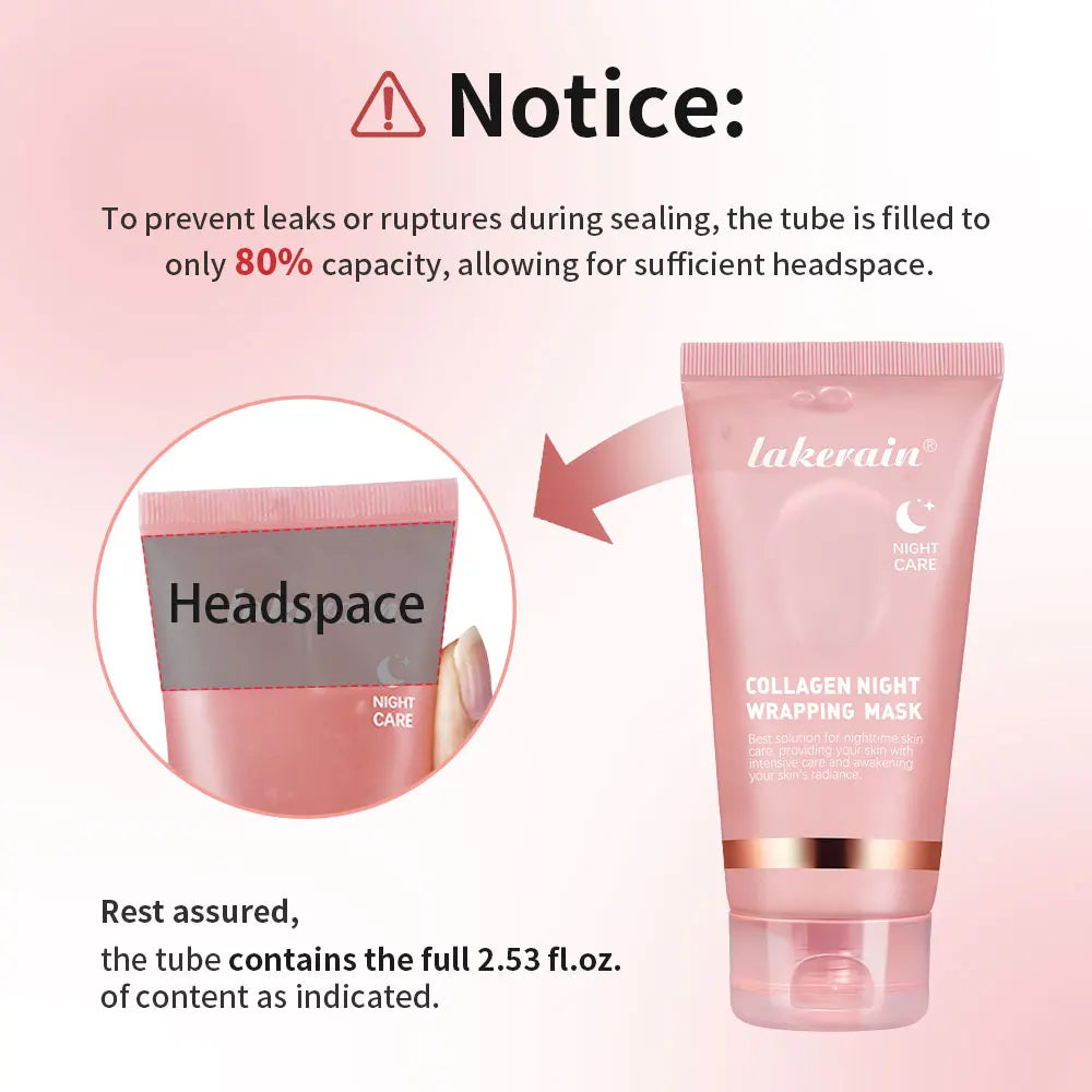 Ibcccndc Collagen Overnight Wrapping Peel Off Facial Mask Hydration