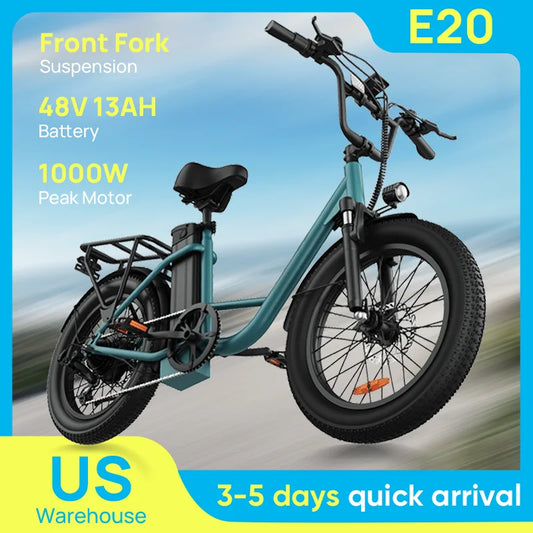 URLIFE E20 Electric Bike With Removable Battery And Disc Brakes