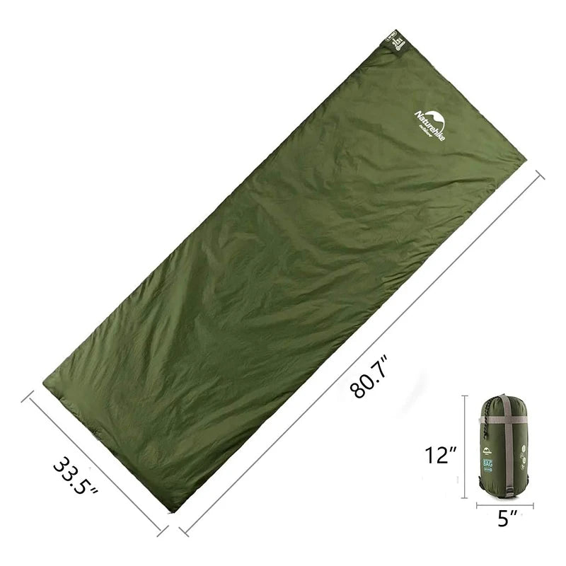 Naturehike Ultralight Envelope Sleeping Bag for Summer Camping