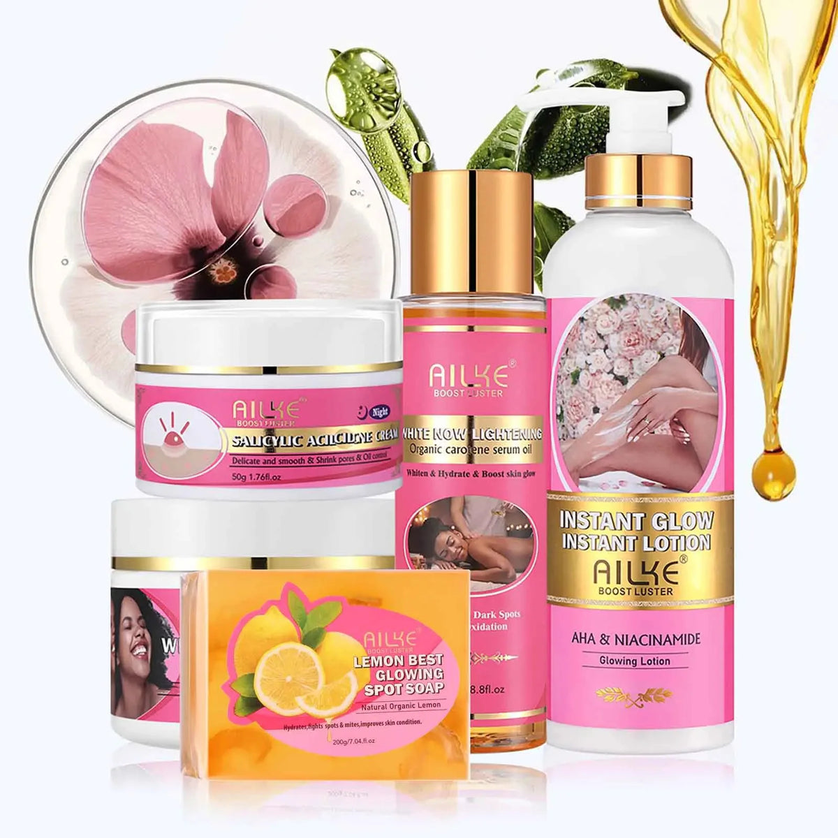 AILKE Skin Brightening And Moisturizing Radiance Care Set