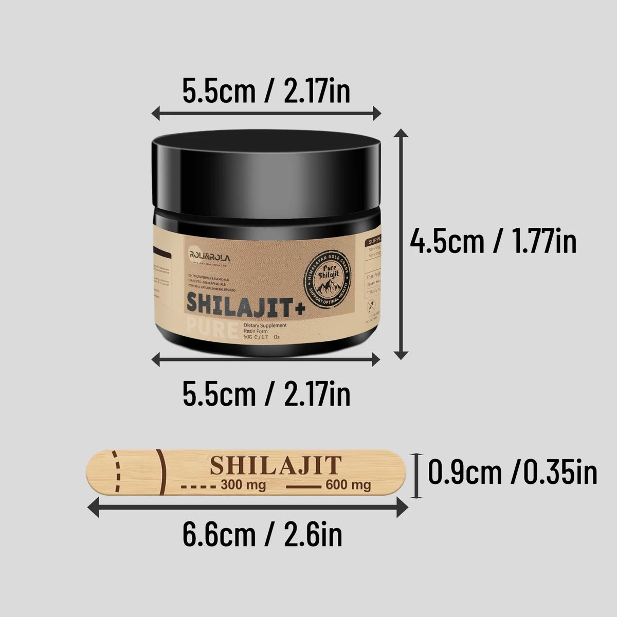 ROLI ROLA Pure Himalayan Shilajit Resin Dietary Supplement