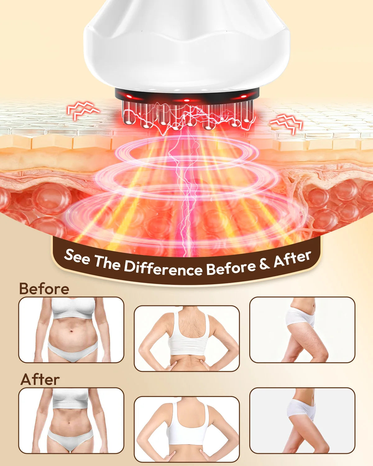 Lymphatic Drainage Massager With Heat Vibration And Pulse Therapy