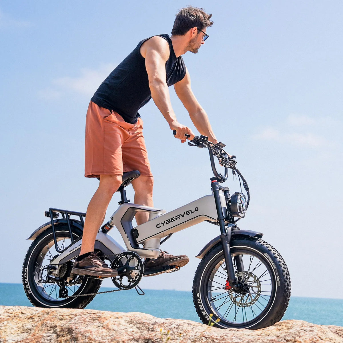 CBVELO EK6 2.0 Folding Electric Bike For Off Road Commuting