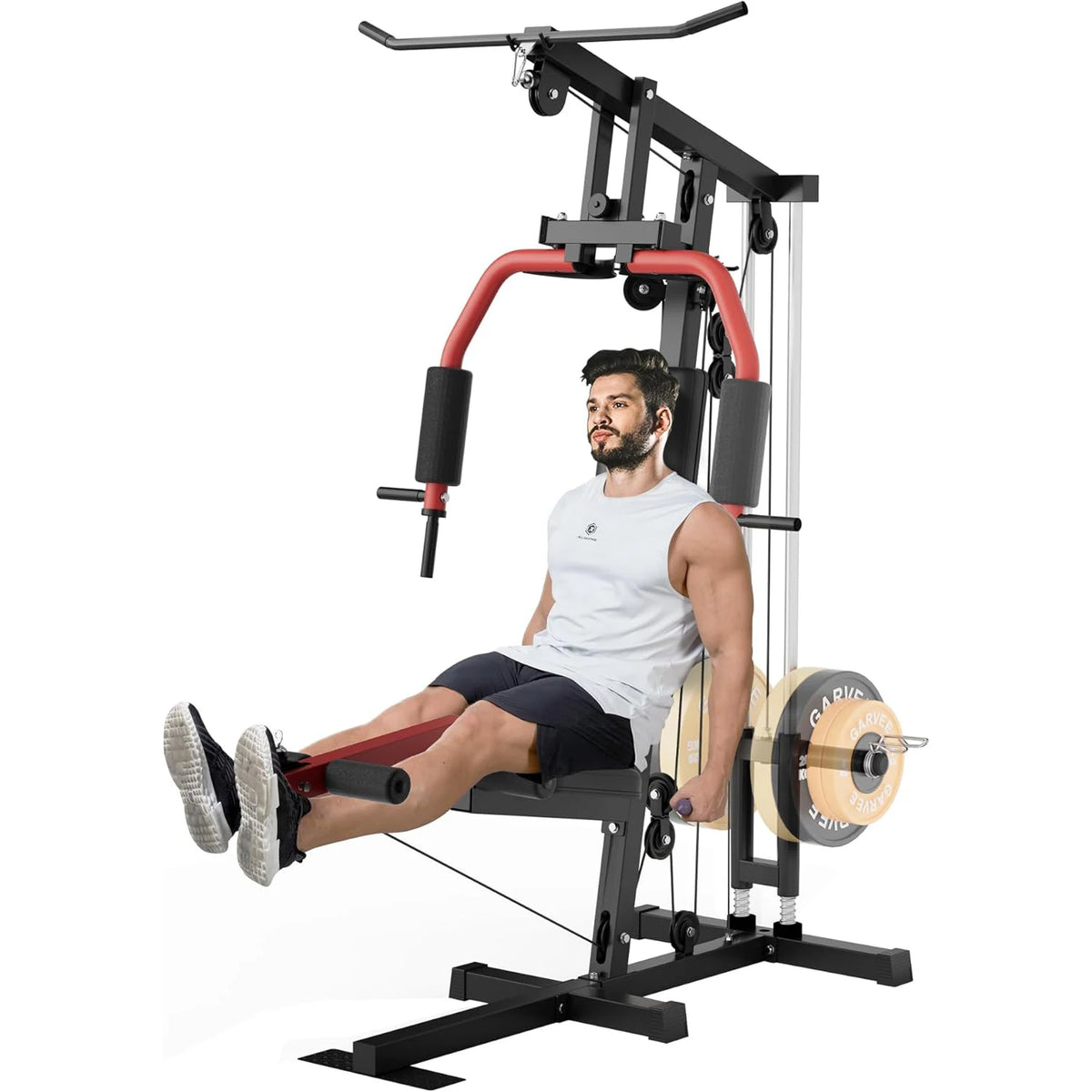 HiMISS 5 In 1 Home Gym Strength Training Machine System