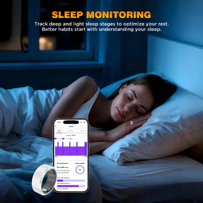 Casatelier Smart Ring With Heart Rate And Sleep Tracking