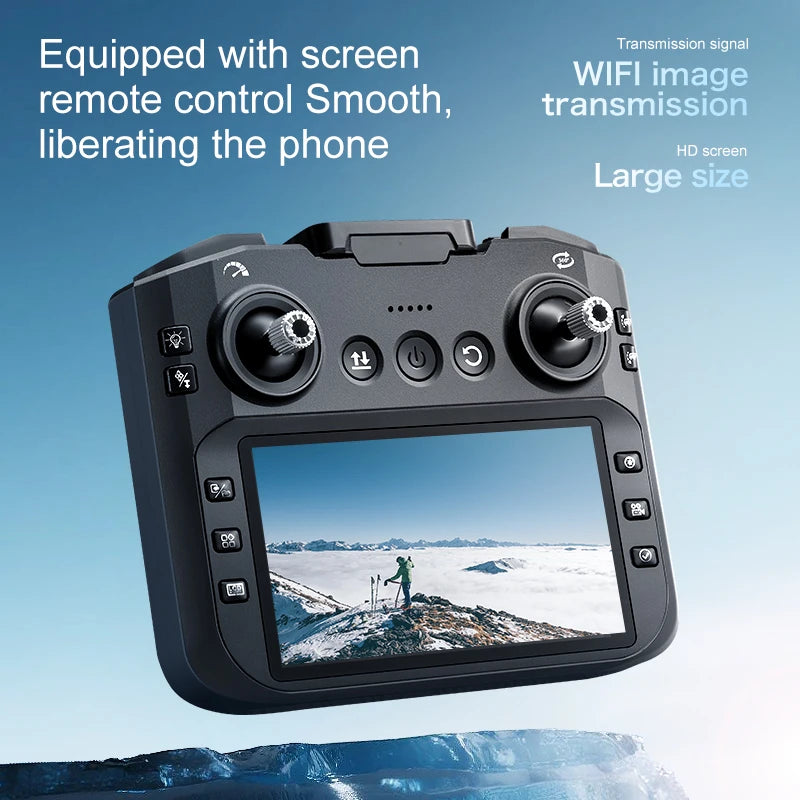 ZNLYRION K21MAX Foldable Brushless Drone With Screen Remote Dual Cameras