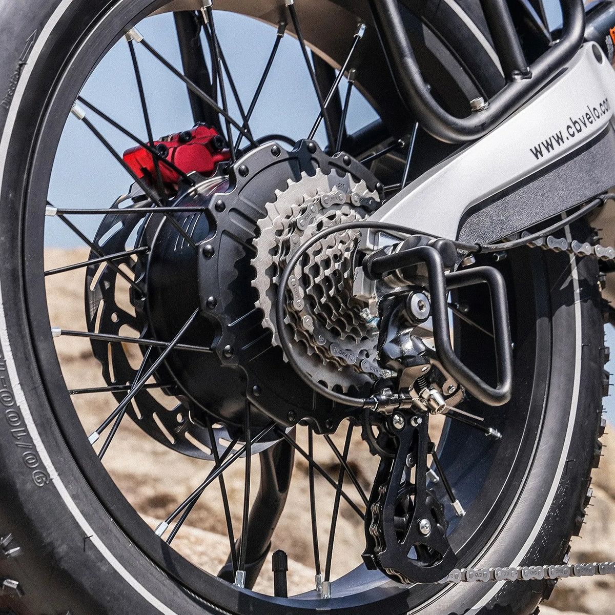 CBVELO EK6 2.0 Folding Electric Bike For Off Road Commuting
