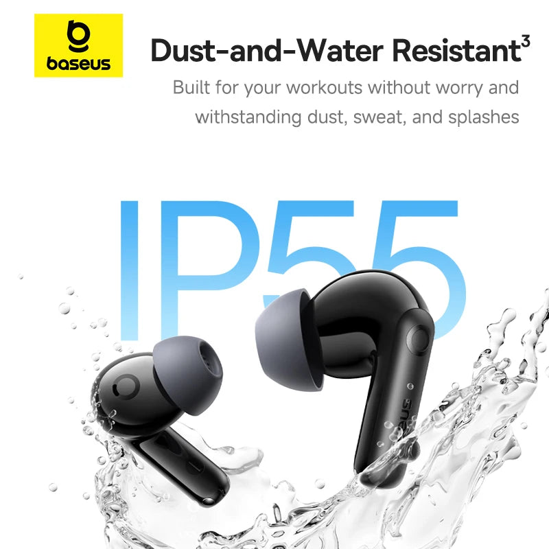 Baseus Bass BP1 Pro Noise Cancelling Wireless Earbuds With LDAC