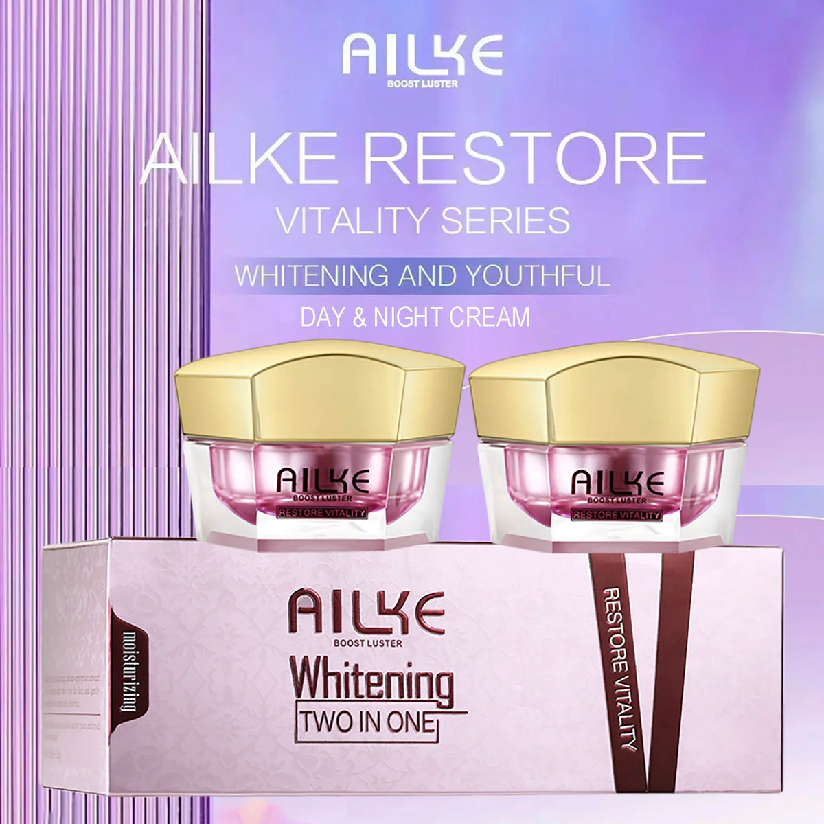 AILKE Brightening Facial Cream For Even Tone And Moisturized Skin