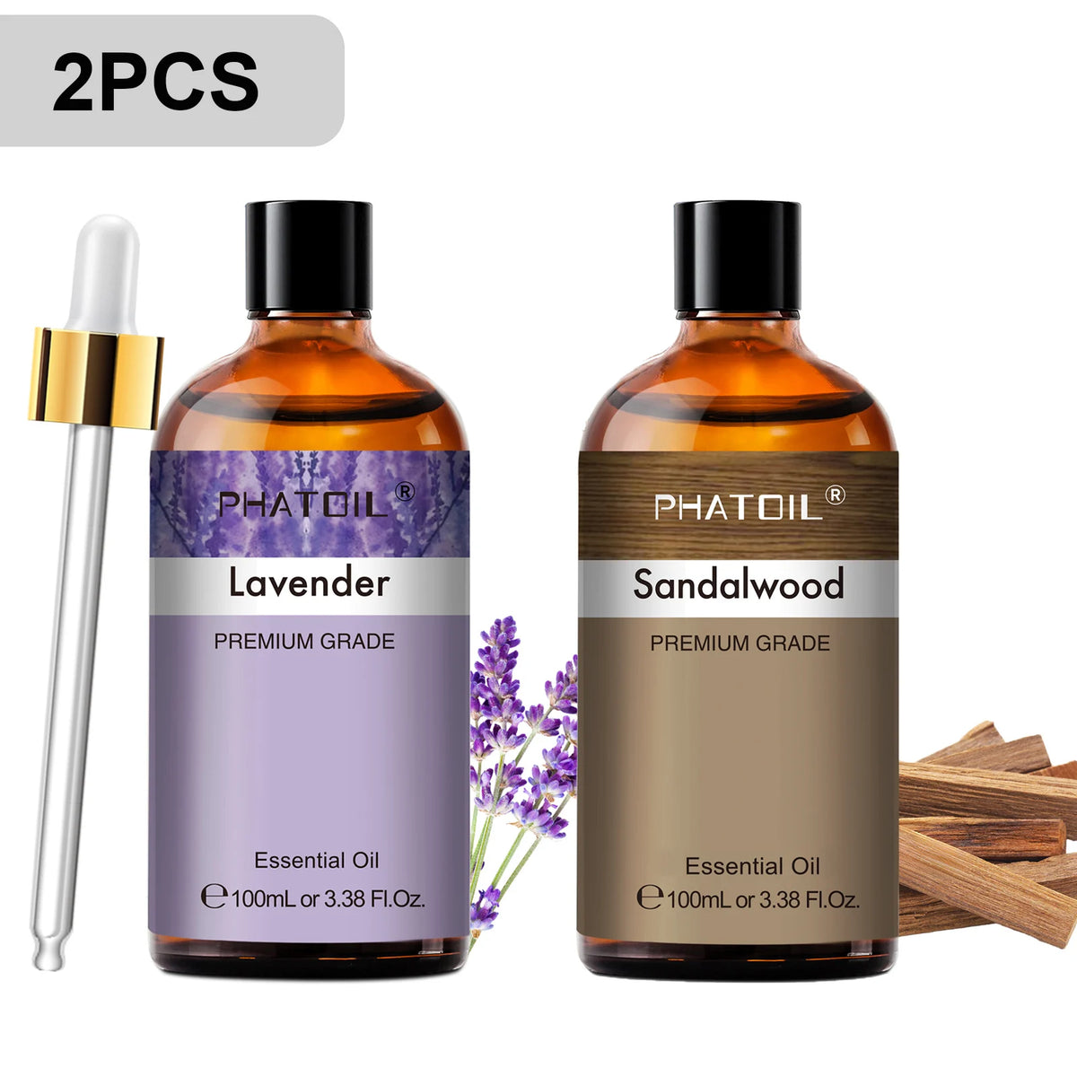 PHATOIL Essential Oil Set for Diffusers Soap and Candle Making