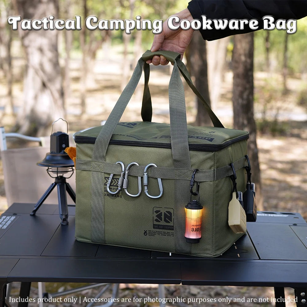 Heavy Duty Camping Storage Organizer For Cookware And Outdoor Gear
