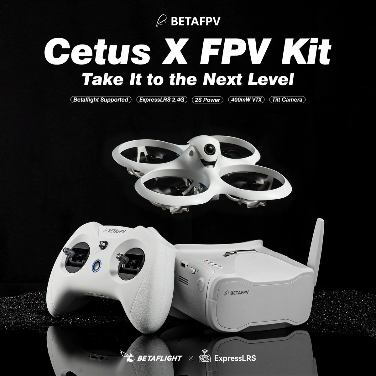 BetaFPV Cetus X FPV Drone Kit With Controller And Goggles