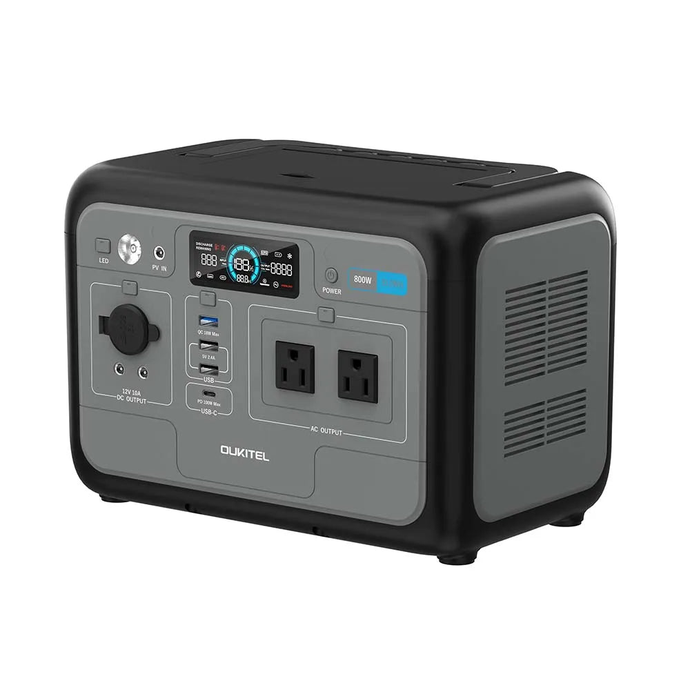 OUKITEL P800E Portable Power Station for Home Backup and Camping