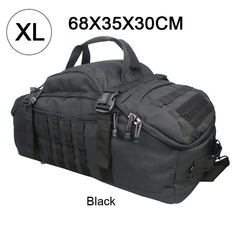 LQARMY Waterproof Convertible Travel Duffel Bag Backpack Shoulder Carry
