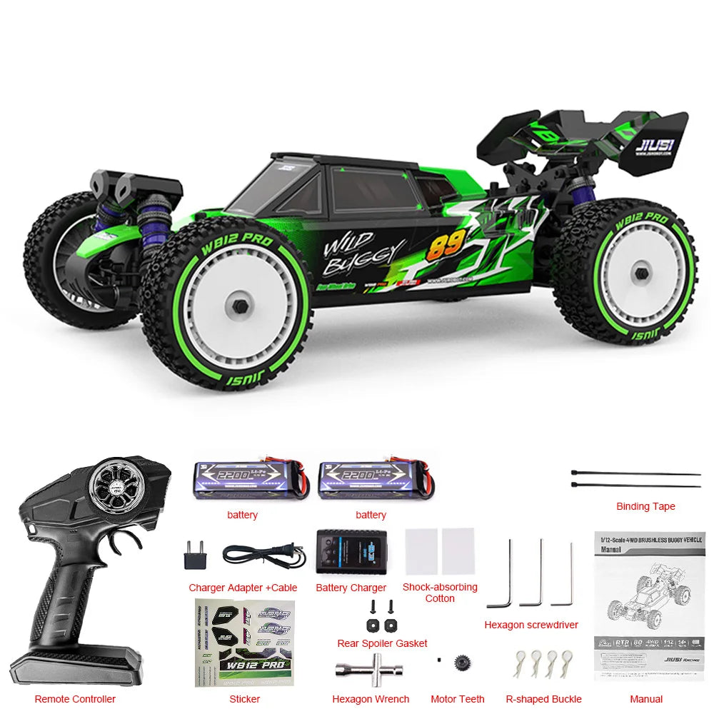 JIUSI WB12 PRO Brushless Off Road 4WD Remote Control Car
