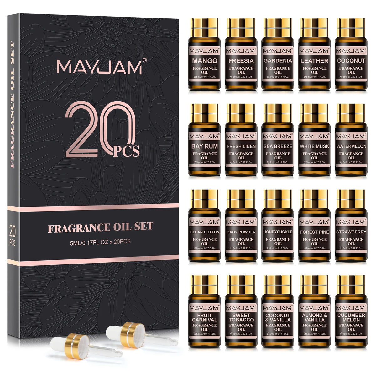 MAYJAM Fragrance Oils Set for Diffusers and Candle Making