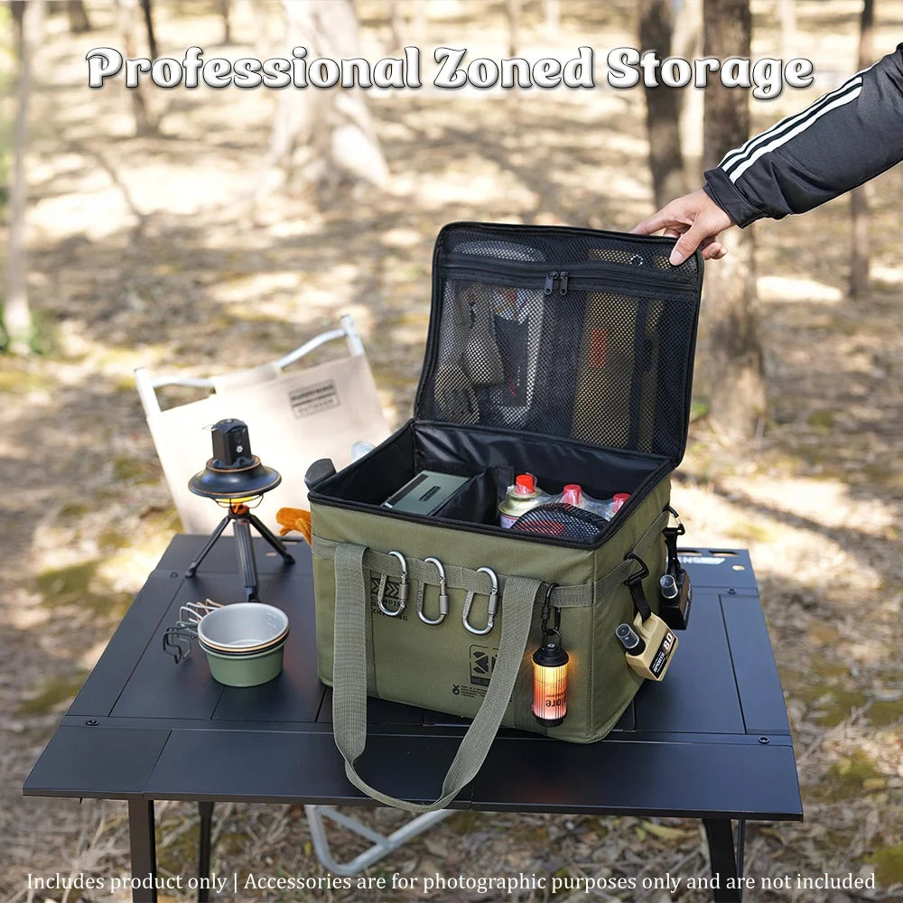 Heavy Duty Camping Storage Organizer For Cookware And Outdoor Gear