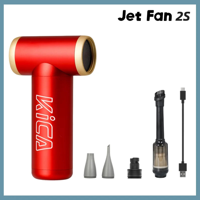 KiCA JetFan 2S Rechargeable Portable Air Blower for Outdoor Use