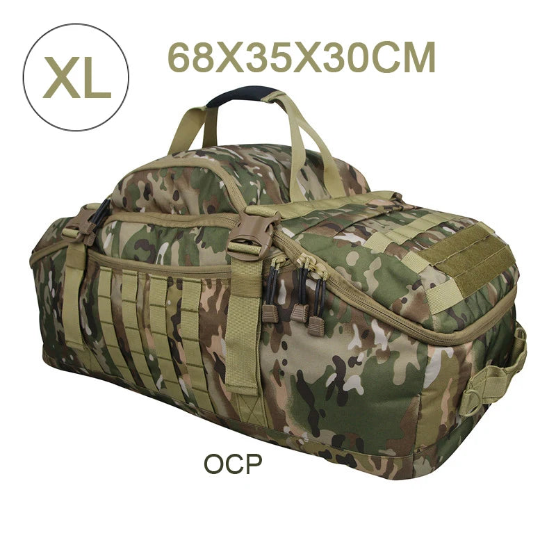 LQARMY Waterproof 3 Way Travel Duffel Bag For Fitness