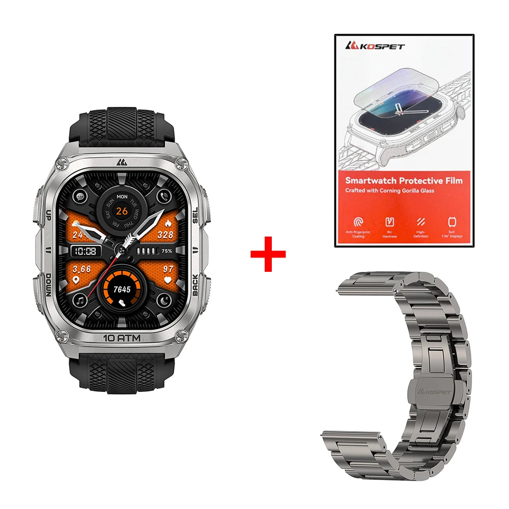 KOSPET Tank M4 Smartwatch With GPS And Health Monitoring